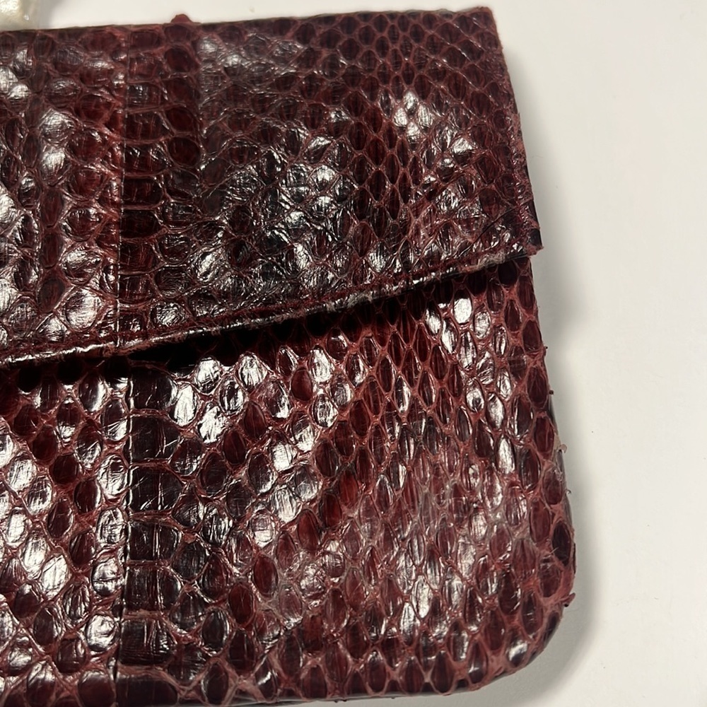 Marshall Field’s Vintage Python Snakeskin Clutch … - image 12